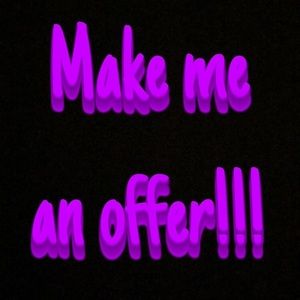 Make me an offer and let’s negotiate!